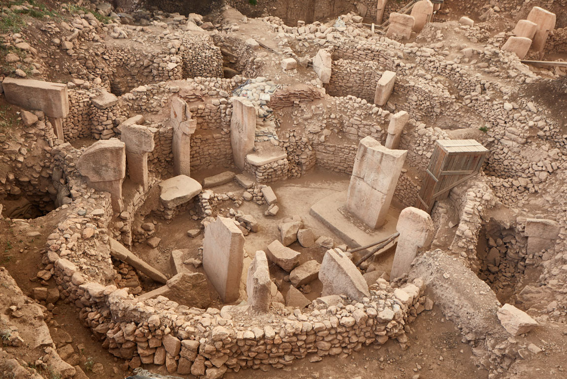 The oldest temple of the world, Gobekli Tepe.