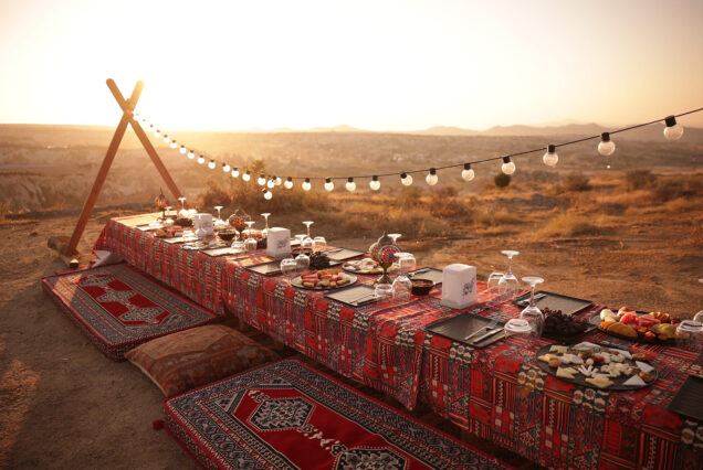 Sunset Picnic In Cappadocia Valley